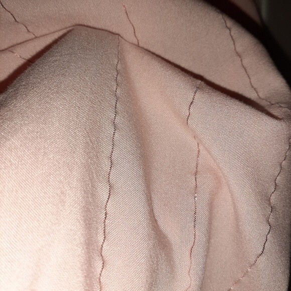 Thereabouts Blouse April Blush Rose Metallic Stripe Top Size Junior 3XL - Picture 14 of 16